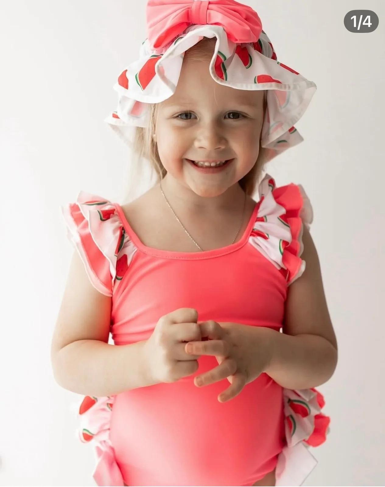 Watermelon Off-Shoulder One-Piece