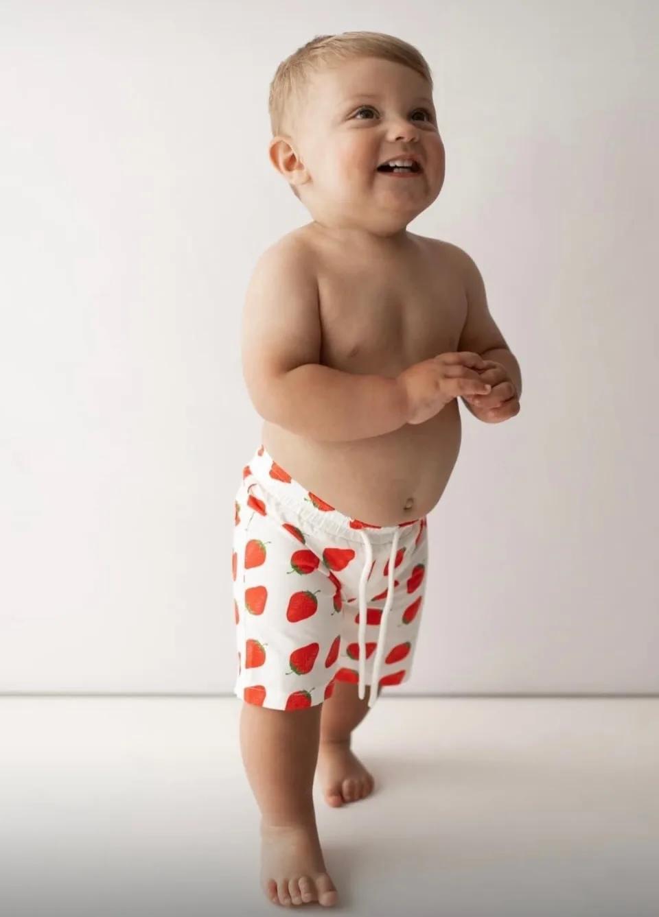 Strawberry Swim Shorts